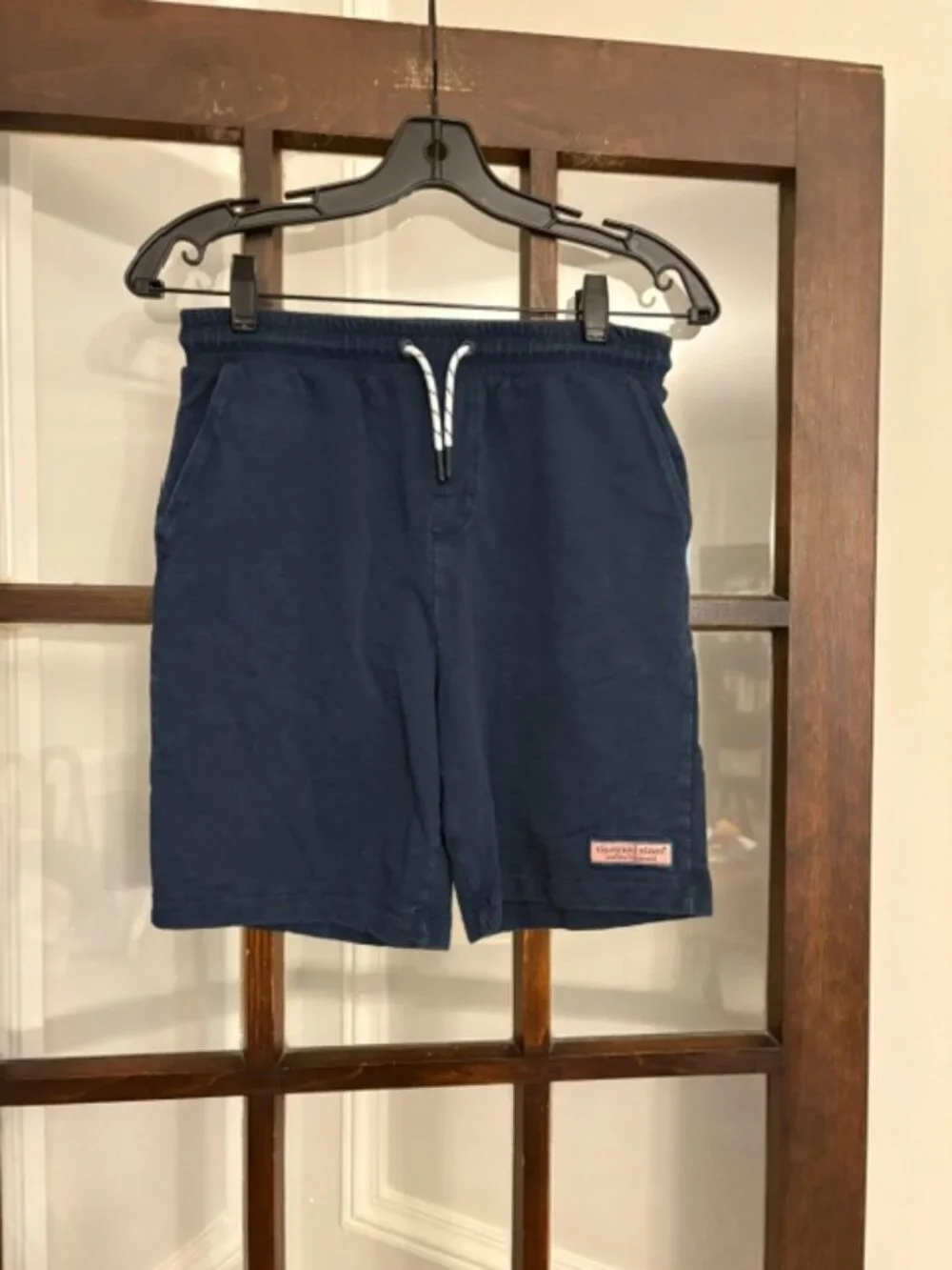 Vineyard Vines Navy Blue Athletic Shorts, Size Large